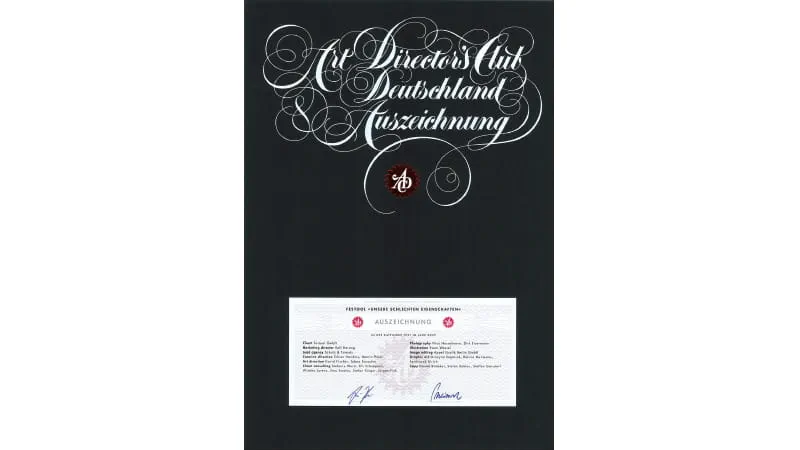 Festool general award advertising copy 2009