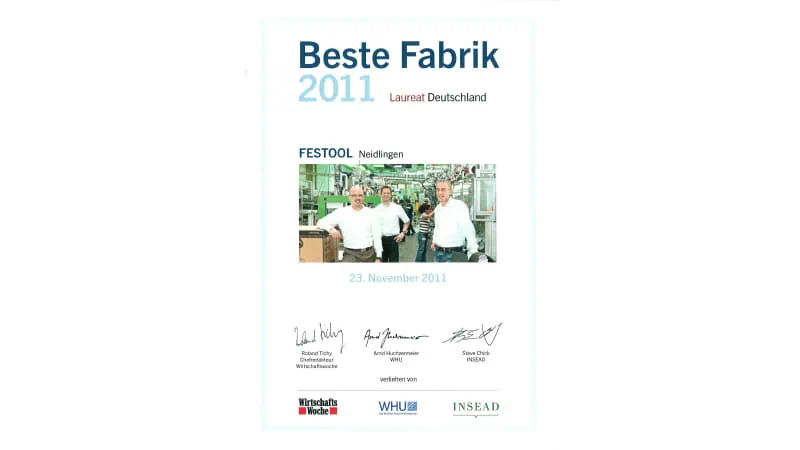 Festool Best Factory 2011