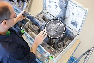 The Planex easy in the Festool service workshop