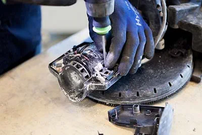 The Planex easy in the Festool service workshop