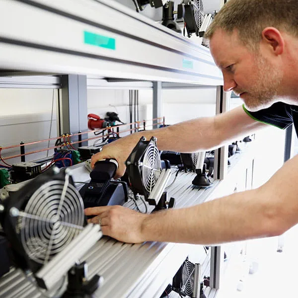 Festool eccentric sander in the test lab