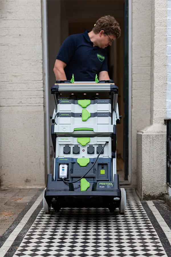 Gary Banks and his collection of Systainers