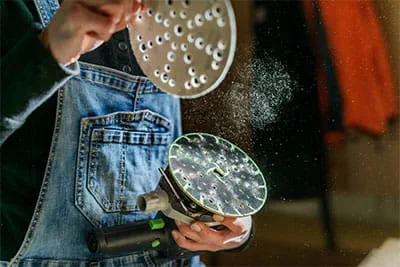 The Festool jigsaw in operation