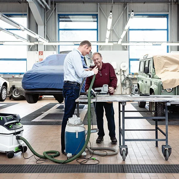 Sanding with the Festool sander