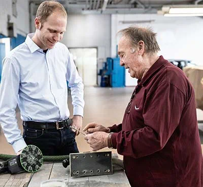 Two product manager of Festool