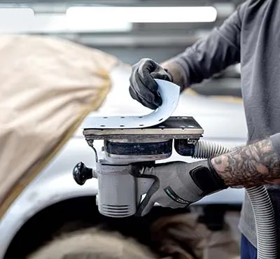 Sanding with the Festool sander