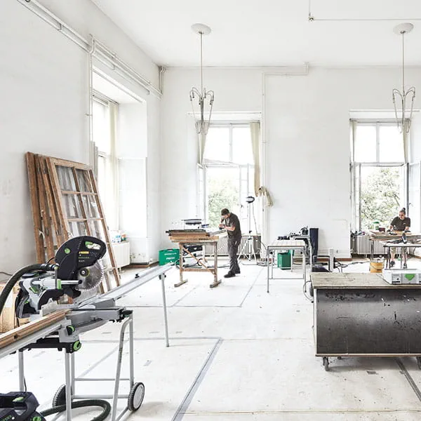 Renovation work in Darmstadt's residential palace with Festool machines