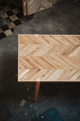 A ready-made table from Fisch&Base