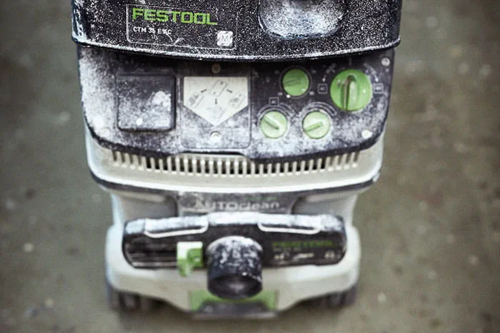 The Festool dust extractor