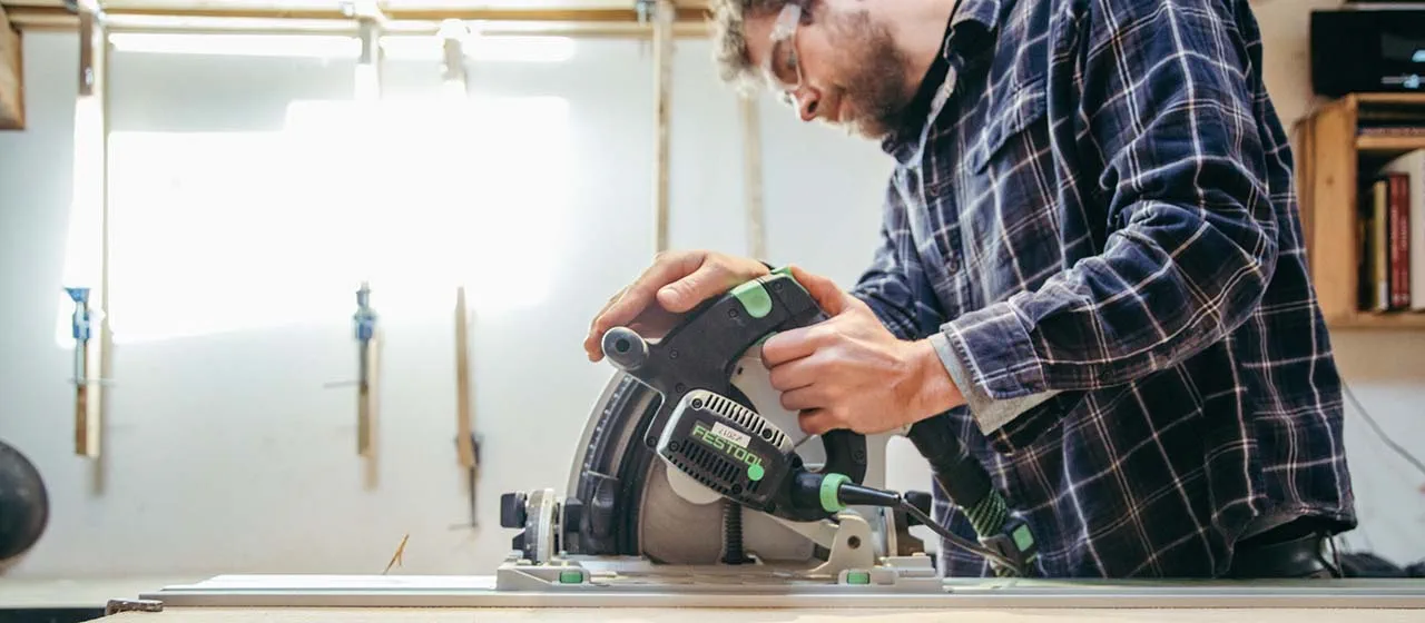 Working with the Festool circular saw