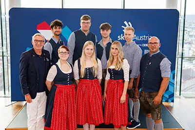 Team Austria at the WorldSkills 2024